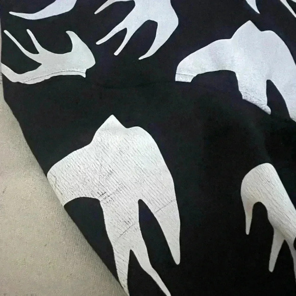MCQ Alexander McQueen Swallow Sweatshirt Dress Small - Picture 4 of 14